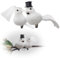 arrderly Hochzeits-Taubenpaar, 1 Paar Hochzeitstaubenpaar mit Clip, für Klein Hochzeitsdeko Künstliche Vögel Deko Figuren Weiß Gastgeschenke Dekoration
