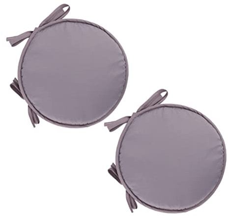 SECFOU Rundes Sitzkissen Für Stühle Bürosessel Und Esszimmerstühle Mit Praktischen Gurten Für Bequeme Haltbarkeit