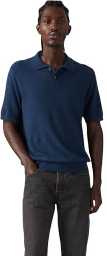 Levi's Herren Kurzarm-Poloshirt mit Doppelknopfleiste, Standard Fit