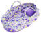 Lullaberry Cozy Dream Doll Stubenwagen – Baby-Puppen-Tragetasche, passend für American Girl Puppen bis 36 cm, weiches Kissen und Sicherheitsschnalle im Lieferumfang enthalten, Violett