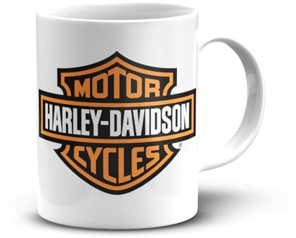 tazza per caffe, latte, the, aftermarket con Stampa dedicata al Marchio di Moto Americane Custom Milwaukee Compatibile con Harley-Davidson