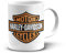 tazza per caffe, latte, the, aftermarket con Stampa dedicata al Marchio di Moto Americane Custom Milwaukee Compatibile con Harley-Davidson