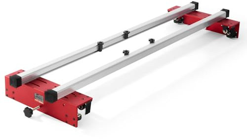 VEVOR Trineo de Enrutador 1525 mm Plantilla de Aplanamiento de Losas Portátil Fácil de Ajustar Trineo de Enrutador Carpintería de Bricolaje Máquina Cepilladora de Recorte para Aplanar Losas Madera