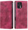 CASEONJAN Funda para OPPO Find X5 5G, Funda Tapa Libro Movil Carcasa PU Cuero [Ranura para Tarjeta], Flip Case Cover Billetera Carcasa para OPPO Find X5 5G (Vintage Rojo)