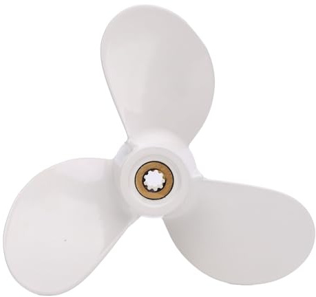 Brrnoo 3 Stück Boot Propeller Metall für Außenbordmotoren Schiffsschraube 6f8 45942 Kompatibel