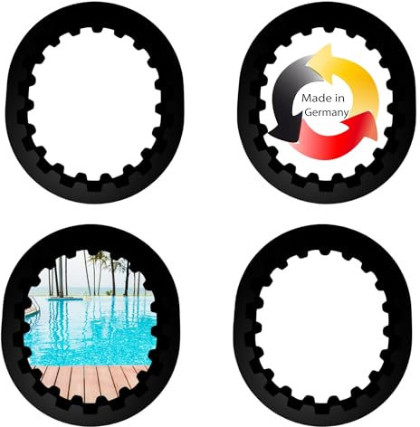 ULROAD 4 Ersatzriemen für INTEX ZX300 Poolsauger- Zahnriemen Reparaturkit für Riemenersatzteile für Poolroboter Ersatzteile Automatischer Poolreinigerzubehör zur Reinigung Ihres Schwimmbads