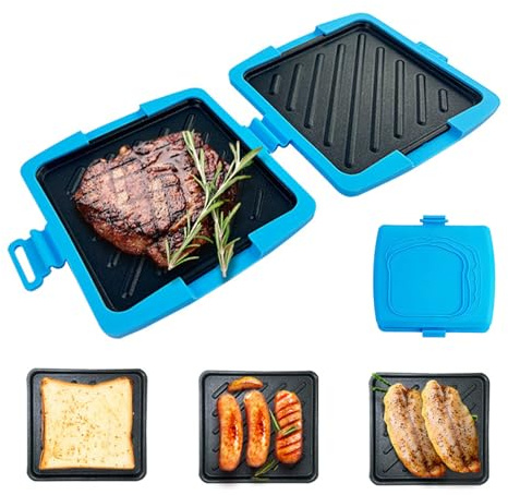 Sandwichera Para Queso A La Plancha - Utensilios De Cocina Resistentes Al Calor,Tostador Y Sandwichera Para Microondas Desayuno - Para Pan Empanada Quesadilla Desayuno Casa Viaje Preparación Alimentos