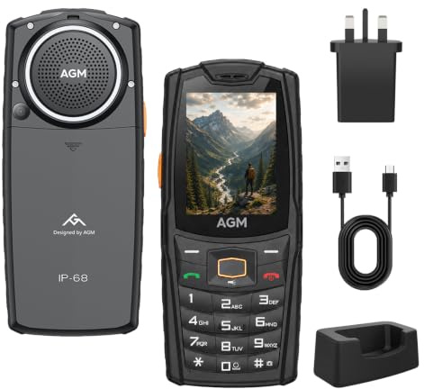 AGM M6 Feature Phone for All Black