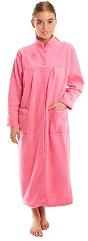 Robe de chambre en polaire pour femmes - Rose - 40