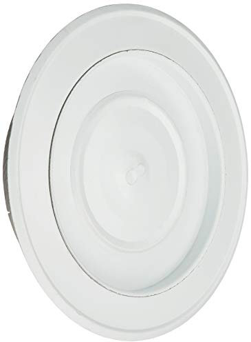 Rosetones lacados con tapa blanca