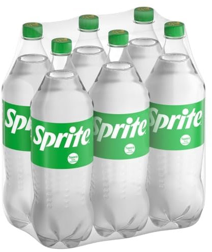 Sprite – 6 Bottiglie da 1.5 L, Gusto Lemon-lime, A Basso Contenuto di Zuccheri, Bottiglia PET 100% Riciclabile, Gusto Naturalmente Rinfrescante, Bevanda Analcolica Frizzante