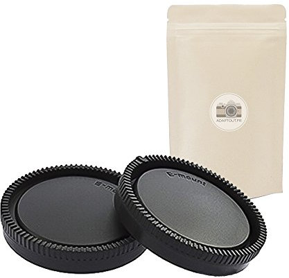 NEX BO Bouchon BOITIER + Cache Arrière pour Objectif Sony NEX (Monture E) Compatible : NEX-3 NEX-5 NEX-5N NEX-7 NEX-7N NEX-C3 NEX-F3