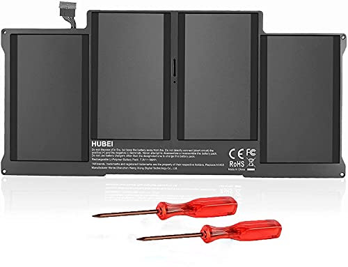 A1377 A1405 A1496 Laptop Battery Replacement for Mac Book Air 13 inch A1466 A1369 (2017, Early 2015, Early 2014, Mid 2013, Mid 2012, Mid 2011 and Late 2010 Version)(7.3V 50Wh)