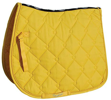 Rhinegold 0 Elite Diamond Saddle Pad-Cob-Yellow Schabracke, gelb