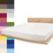 JONA SLEEP® Spann-Bettlaken (90-100 x 200 cm) Weiß, Spannbetttuch aus Baumwolle - Öko Tex - Matratzenbetttuch strapazierfähig (Weiß, 90-100 x 200 cm)