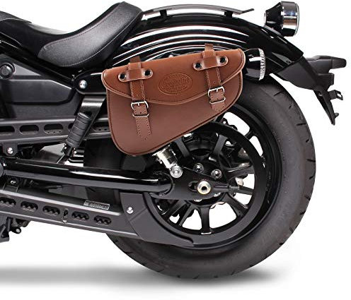 Satteltasche 3L für Triumph Bonneville Bobber/Brown braun Links