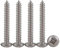 Drenky 50 Stück Holzschrauben 5x30 mm Panhead Schrauben Aus Edelstahl Rostfrei A2 Kreuzschlitz Vollgewinde m5 Schrauben Spanplattenschrauben mit Pankopf Selbstschneidende Schrauben Universalschrauben