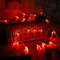 Riaxuebiy Rot Chili Lichterketten LED Seil Feen Nachtlicht Pfeffer Chili Lampen Batterie Warmweiß für Weihnachten Hochzeit Urlaub Party Dekoration (Rot Chili, 6m/40LED)