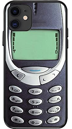 Schutzhülle für iPhone 13 Mini, niedliches 3D-Design, weiches Silikon, Retro-Design, kompatibel mit Nokia. Eine personalisierte Handyhülle, die speziell für coole Frauen und trendige Männer entwickelt