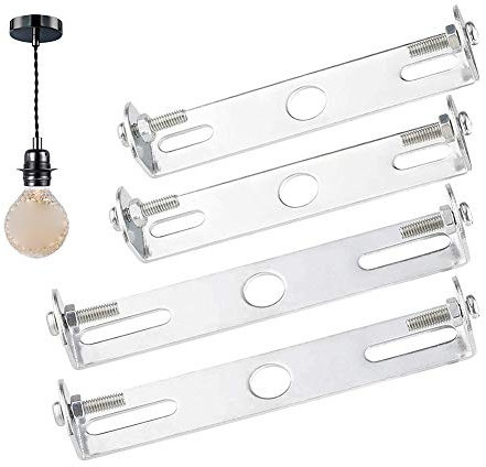 Support De Plaque De Plafond, Luminaire De Plafonnier Support De Plafond, Luminaire De Fixation De Support Plaque De Suspension À Lustre À La Terre Avec Vis Pour La Maison De Bureau De Bureau 20pcs