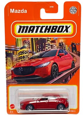 Matchbox Mazda 3 2019 (rot) - Modellauto - Auto - Kinder (unisex) ab 3 Jahren