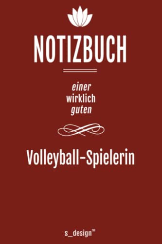 Notizbuch für Volleyball-Spieler / Volleyball-Spielerin: Originelle Geschenk-Idee [120 Seiten liniertes blanko Papier]