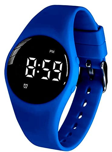 e-vibra Wasserdicht Vibrationsalarm Erinnerung Uhr–bis zu 15 persönliche Alarme Pillenerinnerungen und Timer pro Tag (Royal Blue)