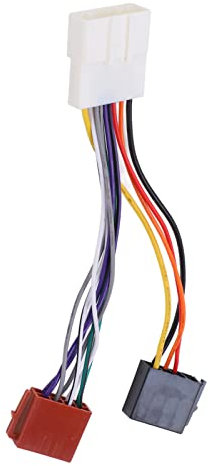 Keenso Car Radio Power Wire, ISO Car Radio Wiring Harness Stereo Adapter Cable Plug Replacement for Juke Radio components Automotive Electronics