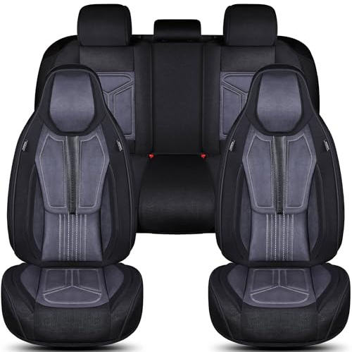 Schonbezüge Sitzbezüge Komplettset für Opel Combo Bj 2001-11 in Schwarz/Grau FS7
