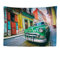 Ulticool - Auto Kuba Vintage Indoor - Wandteppich - 200 x 150 cm - Großer Wandteppich - Poster Dekoration - Hippie Retro Zubehör Bohemian - Leinwand - Malerei - Tapestry