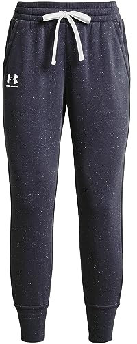 Under Armour Womens Pants Women's Ua Rival Fleece Joggers, Tempered Steel, 1356416, Size SM
