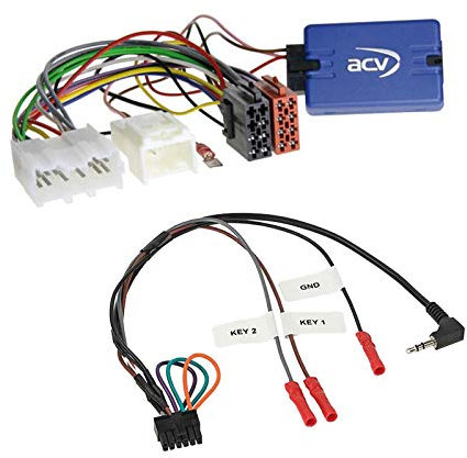 Lenkradfernbedienung Adapter Interface LFB Multi-Anschluss passend für Mitsubishi Colt VI kompatibel mit verschiedenen Autoradios