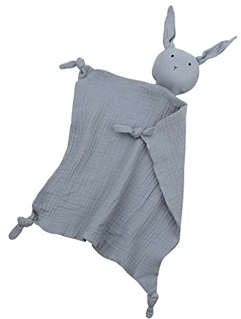 JAWSEU Doudou Lapin, Doudou Lapin Plat, Serviette pour Bébé, Doudou Bebe, Serviette D'apaisement pour Bébé, Serviette de Salive Serviette Appease Poupée Jouet de Douce De Lapin