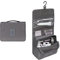 Travel Hanging Toiletry Wash Bag Makeup Cosmetic Organizer Hanging Toiletry Bags for Women, Waterproof Multifunctional Cosmetics Storage Bag for Girls Men (Grey)
