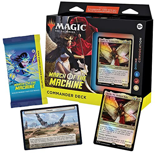 Magic The Gathering March of The Machine Commander Deck 4 & Collector Booster Sample Pack (Versión en Inglés)