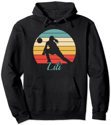 Lili Volleyball Geschenk - Custom Name Shirt - Lili Pullover Hoodie