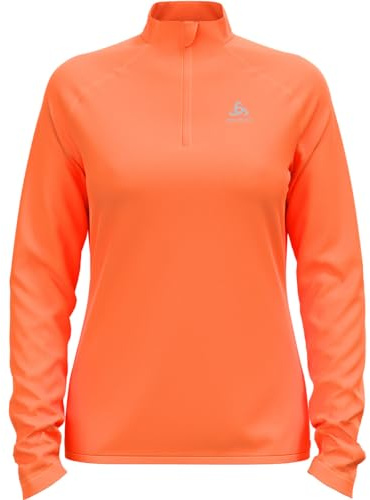 Odlo Women Long-sleeved shirt with zipper BERRA LIGHT, live wire, M