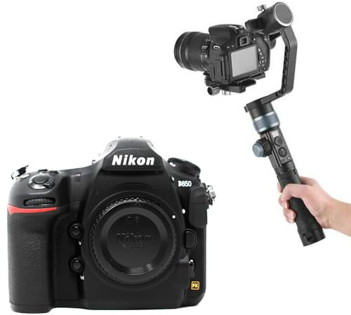 KamKorda Gimbal with D850 DSLR Camera 45.7MP FX-Format BSI CMOS Sensor EXPEED 5 Image Processor 3.2 Tilting Touchscreen LCD Multi-CAM 20K 153-Point AF System with 2 Year Warranty