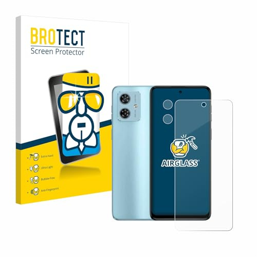 BROTECT Schutzglas für Motorola Moto G54 | (Display+Kamera) Transparenter Displayschutz Made in Germany Schutzfolie Panzer Folie Glas 9H Einfache Montage Clear