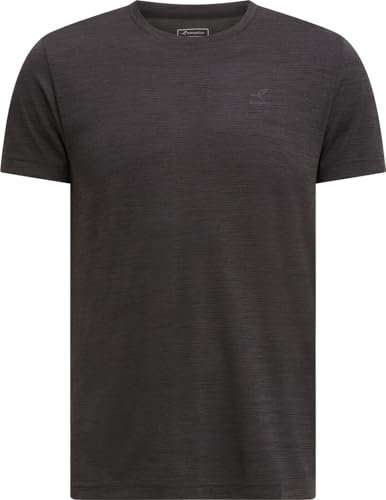 energetics Telly Herren T-Shirt, Melange/Black, S