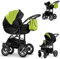 Kinderwagen-Set Craft Eco 4 in 1 inkl. Sportsitz, Autositz und Zubehör - 16 Teile - in 16 Farben