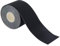GORGECRAFT 10m X 5cm Kinesiologie-Tapes Für Sport Muskeltraining Körperbandage Baumwoll-Unterwickelbandagen Brust- Und Bruststraffung Selbstklebendes Tape Für Ellenbogen Knieunterstützung Schwarz