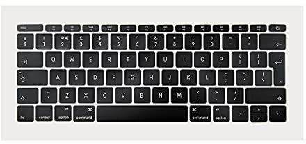 Teclas de repuesto para teclado del Reino Unido para MacBook Pro de 13.3 pulgadas A1708 2016 2017 año