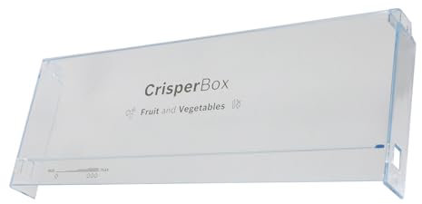 SPARES2GO Crisper Box Frontabdeckung kompatibel mit Bosch HBA KDV KGV KGW Serie 00706618 Kühlschrank Gefrierschrank
