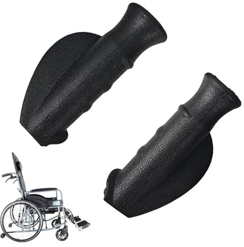 2Pcs Rollator Ersatzteile Rollatoren Handgriffe Komfort Rollator Handgriff Ergonomisch Handgriff Rollator Zubehör für ältere und behinderte Patienten(2.2cm×12cm,Rechts Links)