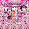 HTTMTTS 88 Pcs Decoration Anniversaire Minni 2 Ans, Kit Vaisselle Minni, Ballon Anniversaire Minni, Decoration Gateau Minni, Assiette, Nappe, Serviettes, Minni Fille 2 Ans