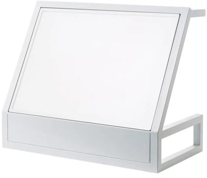 XILYZMO Werbung Menükarte Foto, A3 Desktop-LED-Werbe-Leuchtkasten, Magnetischer Bilderrahmen Hintergrundbeleuchtung Plakatrahmen, Plug-in-Display Schilderhalter(Weiß)