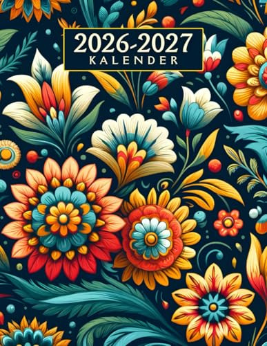 2-Jahres-Kalender 2026-2027: Monatsplaner für detaillierte Organisation von Januar bis Dezember