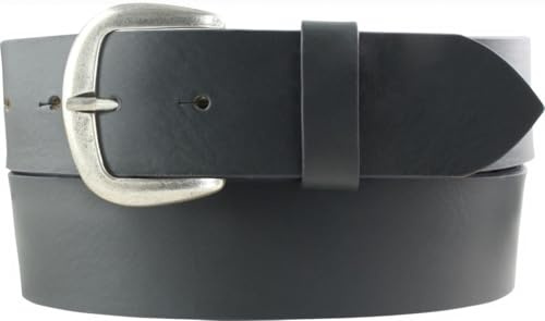 BELTINGER Jeansgürtel aus Vollrindleder 4,5 cm | Breiter Ledergürtel für Damen Herren 45mm | Leder-Gürtel aus echtem Leder