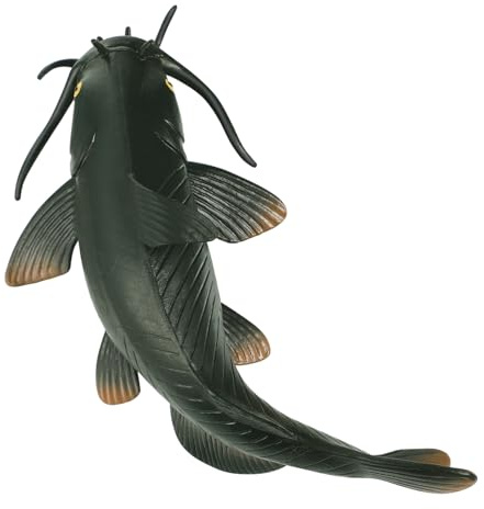 Garneck Fischmodell Aus Kunststoff Wels Spielzeug Wels Ornament Kognitive Spielzeug Für Junge Mädchen Realistisches Fisch Modell